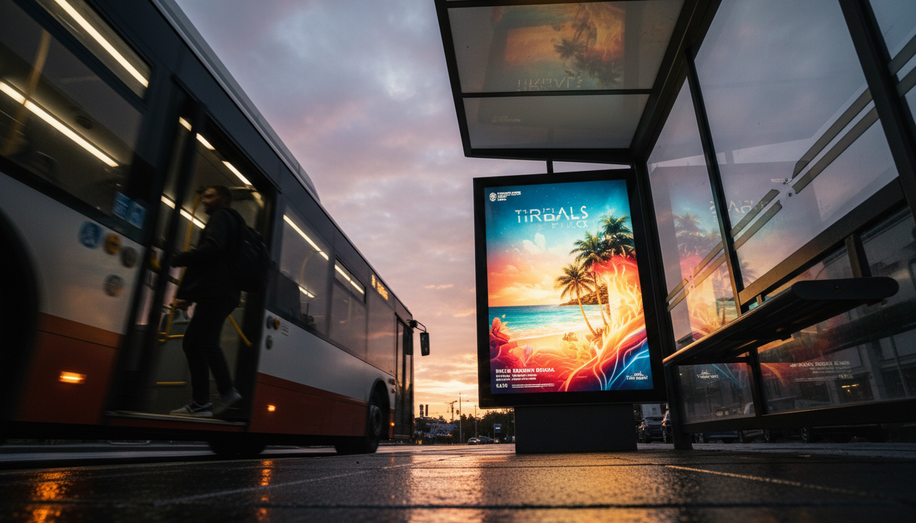 Maximizing Attention on the Move: Creative Strategies for Vehicle Wraps and Bus Shelters
