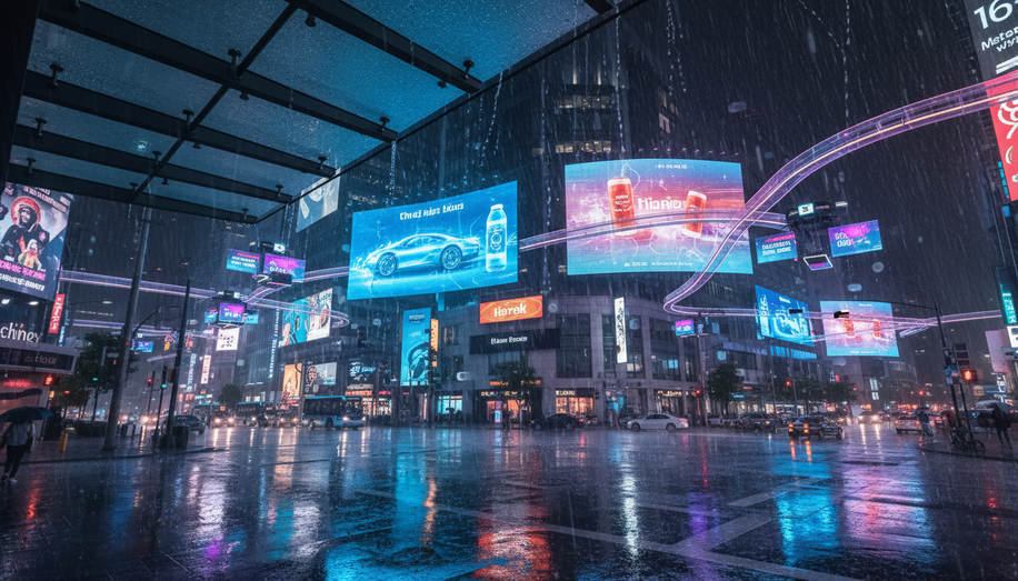 OOH Advertising's Next Era: Immersive Tech, Drones, & Smart City Integration