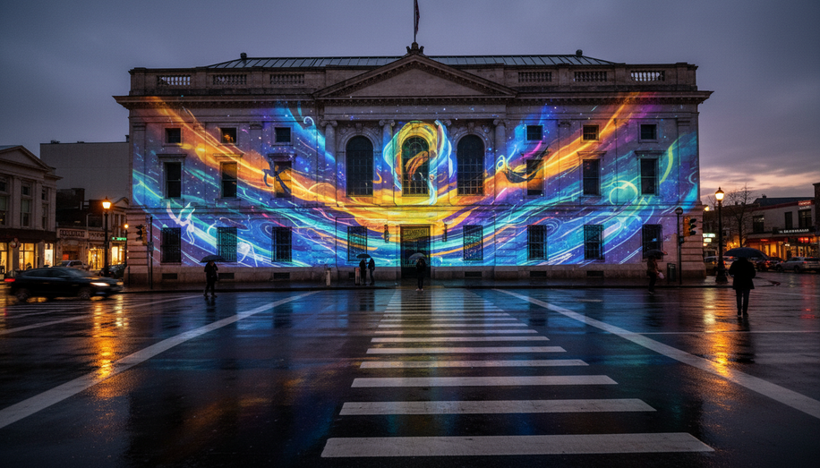 Projection Mapping: Transforming Urban Landscapes in Out-of-Home Advertising
