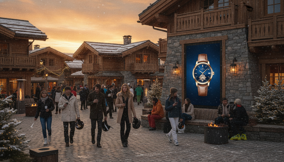 Targeting HNWIs in Winter Resorts with Premium DOOH Advertising Networks