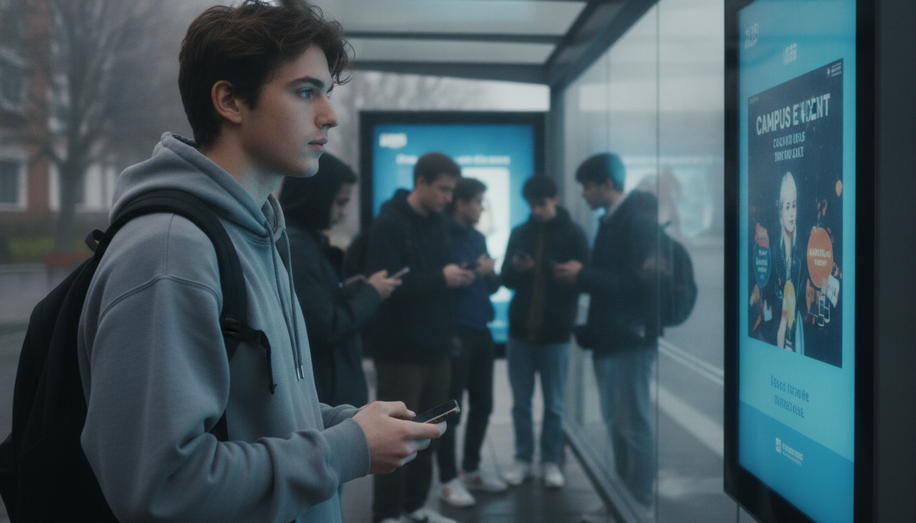 Reaching Gen Z on Campus: Top 5 DOOH Networks for Effective College Advertising